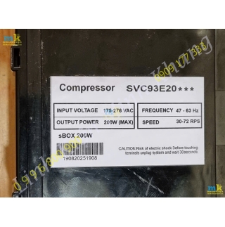 ( SP1804 ) Bo Tủ Đông Tủ Mát Chạy Block SVC93E20***